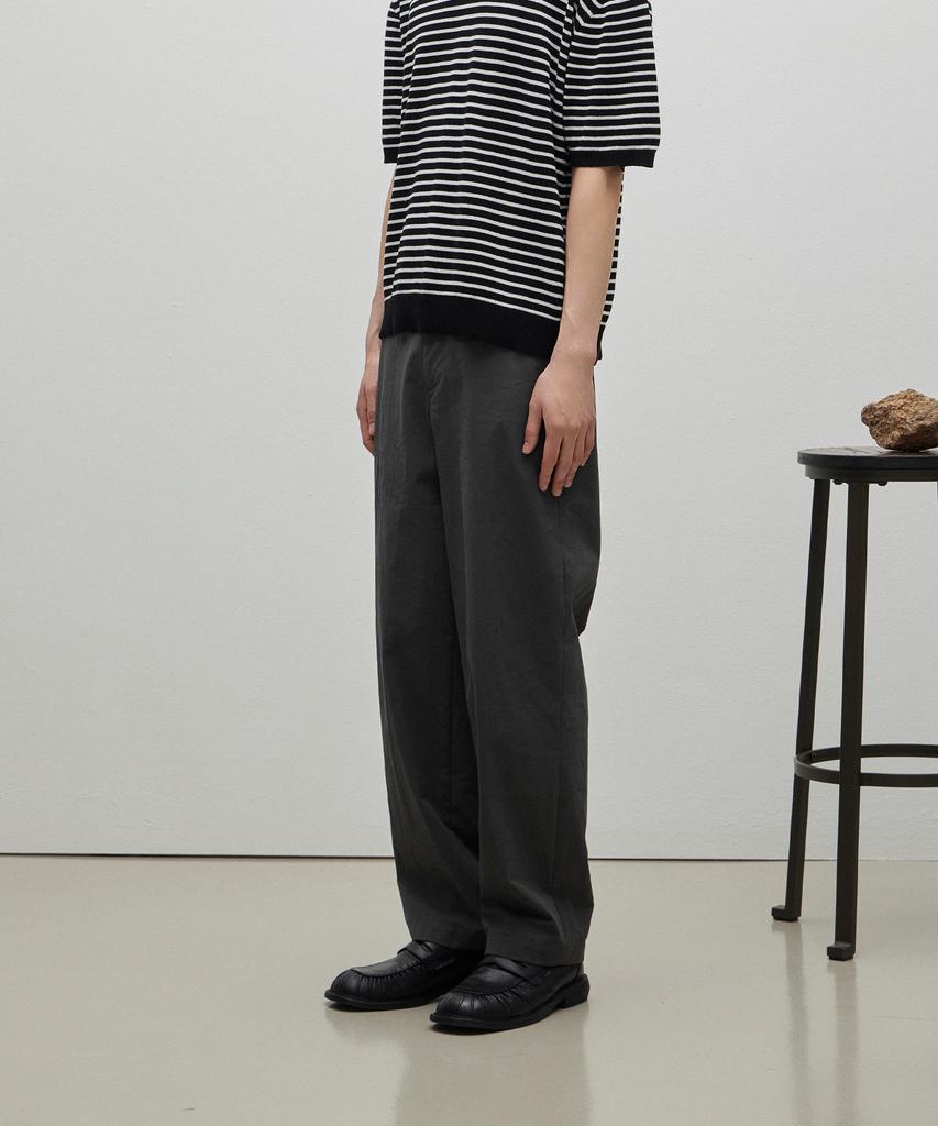 LEARVE Usual Regular Chino Pants Charcoal