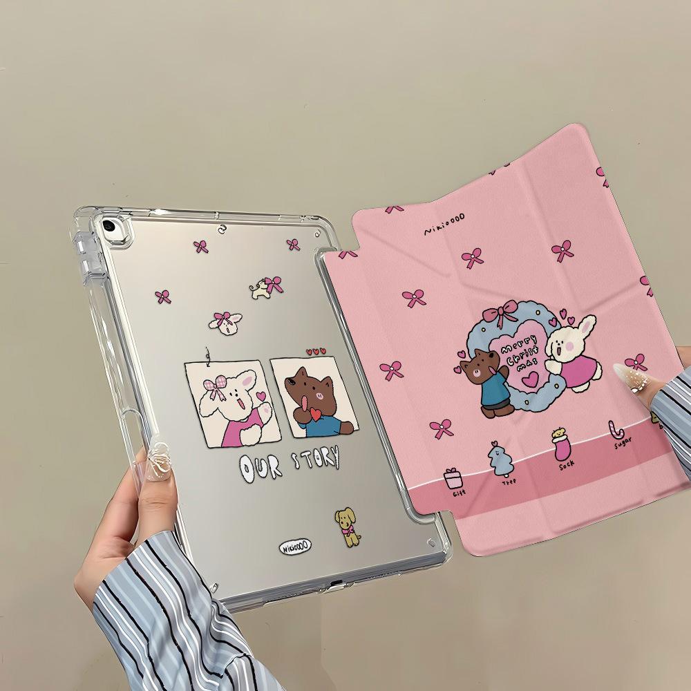 Подходит для Apple iPad 10 защитный чехол pro 11 дюймов 9-го поколения 8 скидка 30% mini 6/7 планшет любовь кролик Air4/5