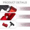 Shakas 2 PCS Lift Support Clamp, Hood Strut Clamp Hood Prop Rod Tool, Portable Locking Anti-Pinch Device, Universal for Most Cars (Red)