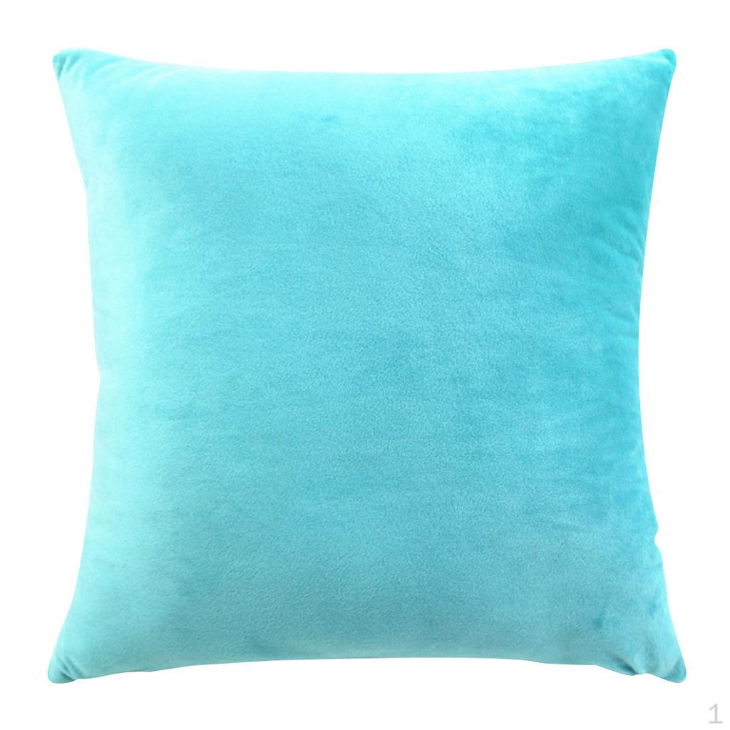 Чехол Бархатный Чехол для Подушки Дивана Однотонный Наволочка для Подушки Автомобиля Постельное белье Наволочка и