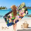 Dragon Ball Printed Swim Towel, Portable Water Absorbent Towel for Beach Camping Daily Bathroom Use