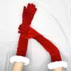 1 Pair Adult Cosplay Santa White Cuffs Keep Warm Mitten