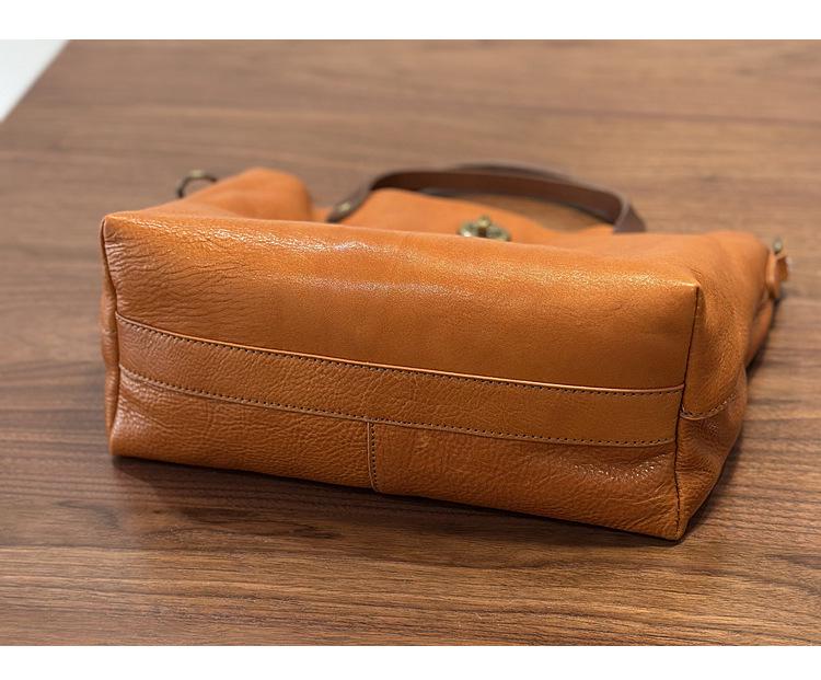 Весенне-летняя женская сумка из натуральной кожи коры дерева - винтажная сумка на плечо и кроссбоди с замком.