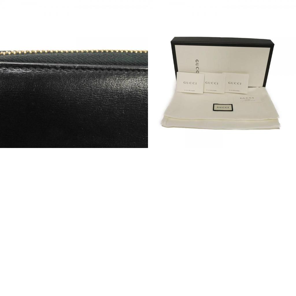 Used Horsebit 1955 Zip-Around Wallet (9539) - Size 621889, 0YK0G, 1000, 7940 Calfskin Zip Around, Black Unisex from