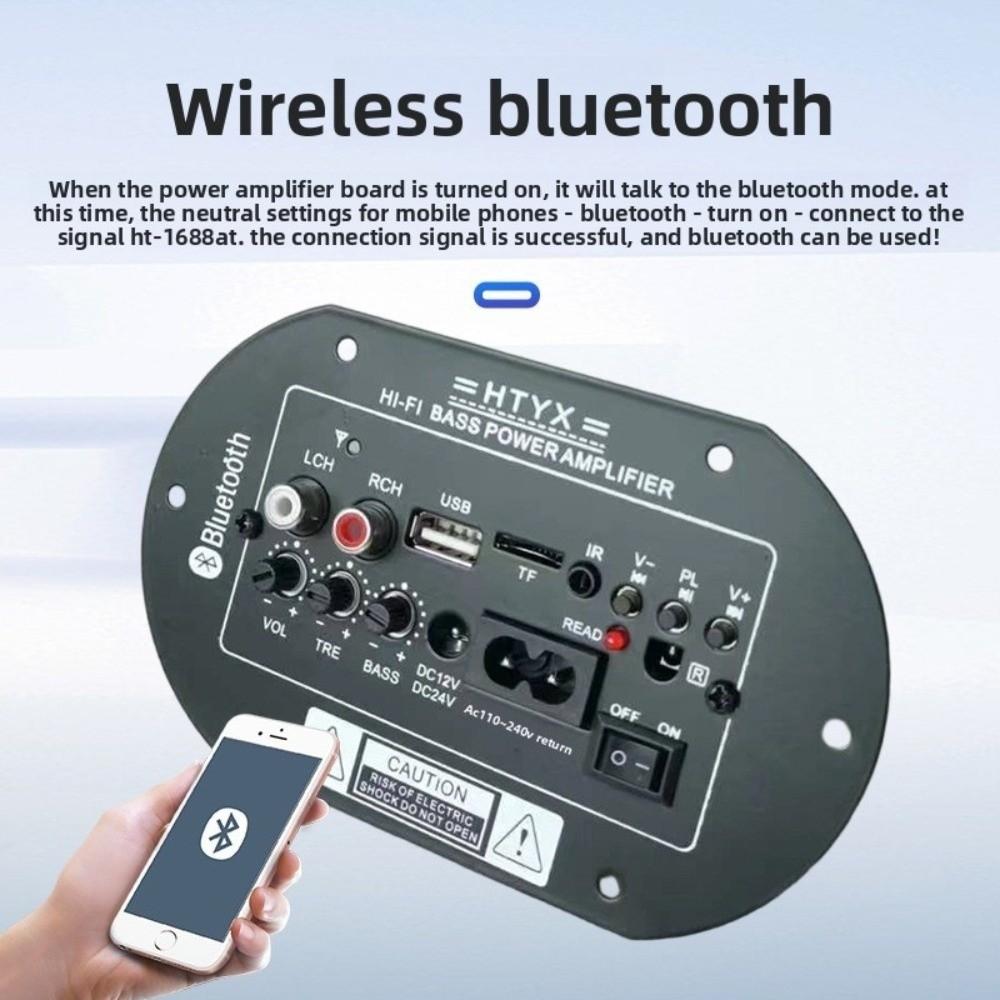 12v24v 220v Bluetooth Усилитель Цифровой Усилитель Сабвуфера Новая Плата Стереоусилителя Для Автомобиля