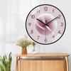 Digital Wall Clock Non-punching Silent Non-ticking Wall Clock for Kitchen Bedroom Children's Study Bathroom Kitchen