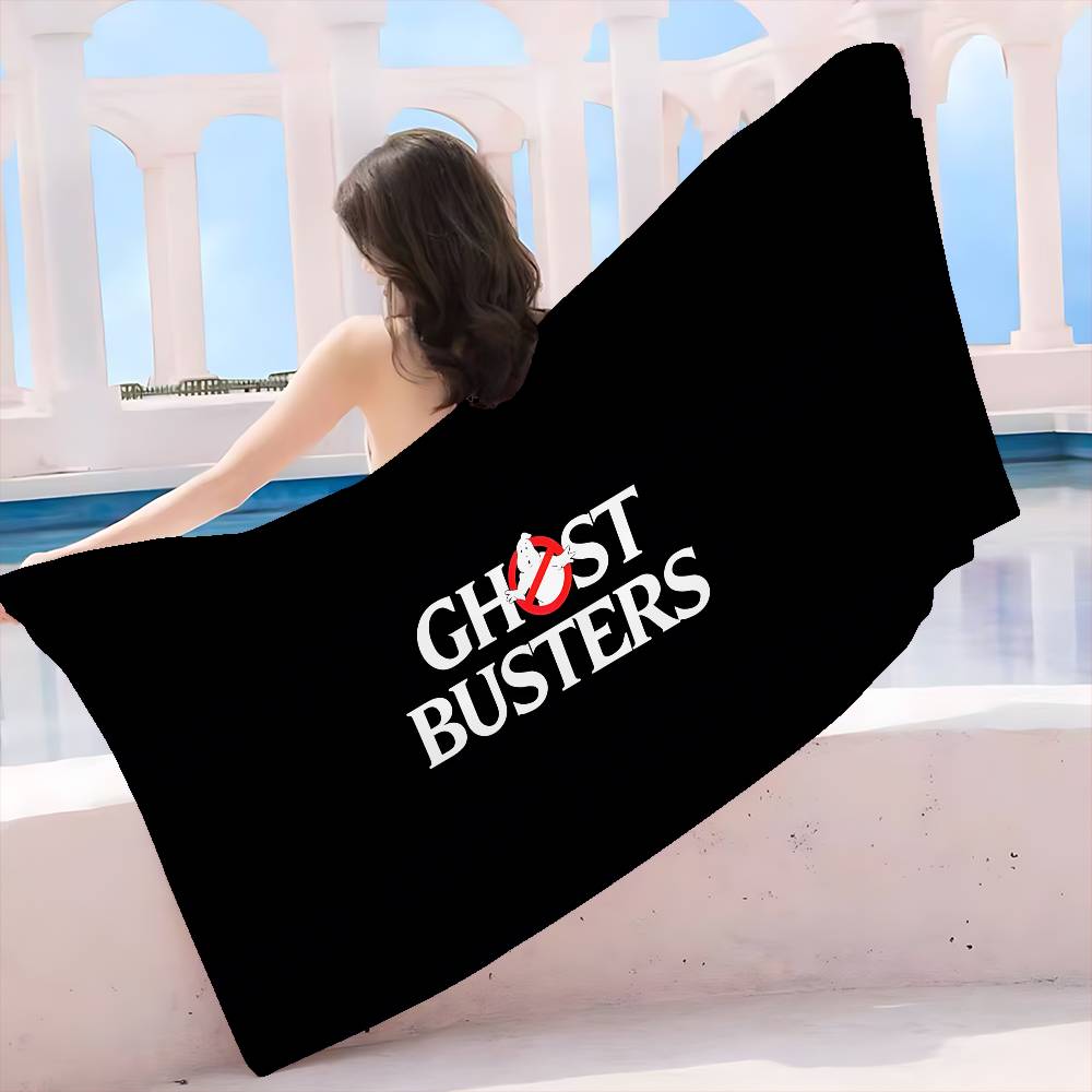 Movie-G-Ghostbusters Microfiber Blanket Quick Drying Beach Towels Oversized Printing Super Absorbent Pool Towel Blanket