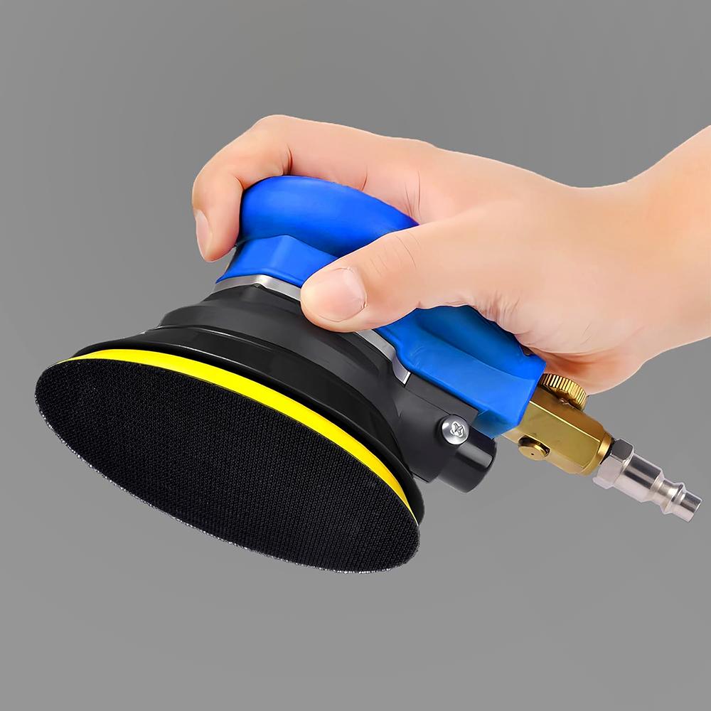 6 Inch DA Sander & Polisher Backing Plate,Hook and Loop 5/16" 24 Thread Backing Pad for Air Orbital Sander & Pneumatic Polisher