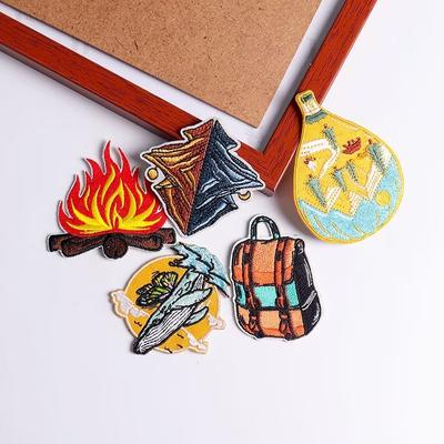 5 шт./упак. плавкая нашивка с вышивкой, утюговые заплатки для одежды, термоклеевые заплатки для курток, джинсов, рюкзак, гладильная заплатка для шитья