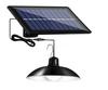 Solar LED chandelier, solar ceiling lamp, twilight sensor