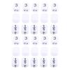 30Pcs 6 Sided Dice Set Bulk 16mm White with Storage Bag Puzzle Number Teaching Props