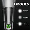 Bright Zoomable LED Flashlight, Rechargeable Handheld Torch,Portable Emergency Light for Camping Hiking Fishing Worker‘ Gifts