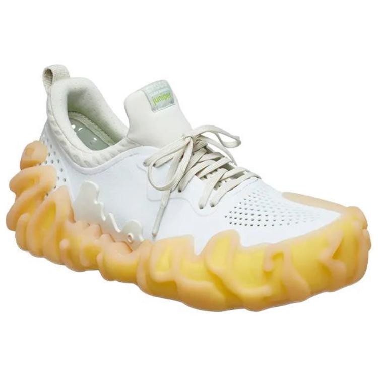 Crocs Дышащие Легкие Повседневные Кроссовки Унисекс Белые Желтые 208694-0HX
