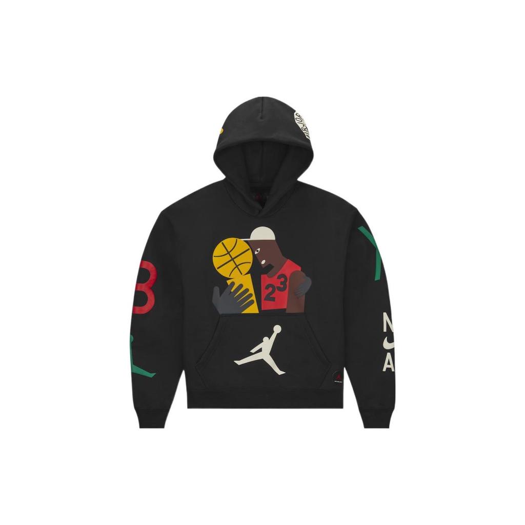 Jordan Женская толстовка с длинными рукавами и принтом X Nina, черные топы DO4159-010