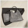 Summer super popular large-capacity bag women's 2025 new simple casual shoulder underarm bag commuter tote bag