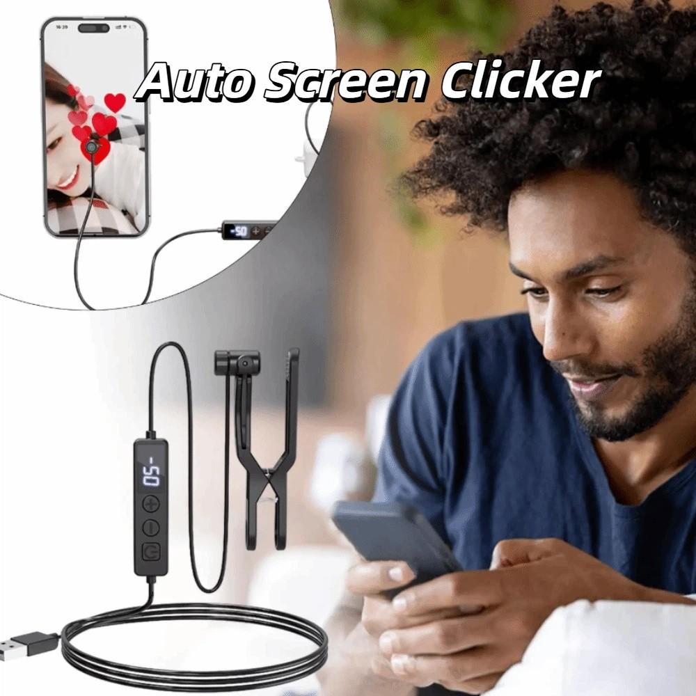 Цифровой дисплей Автокликер Несколько скоростей Автолайк Тап-устройство Телефонные приложения