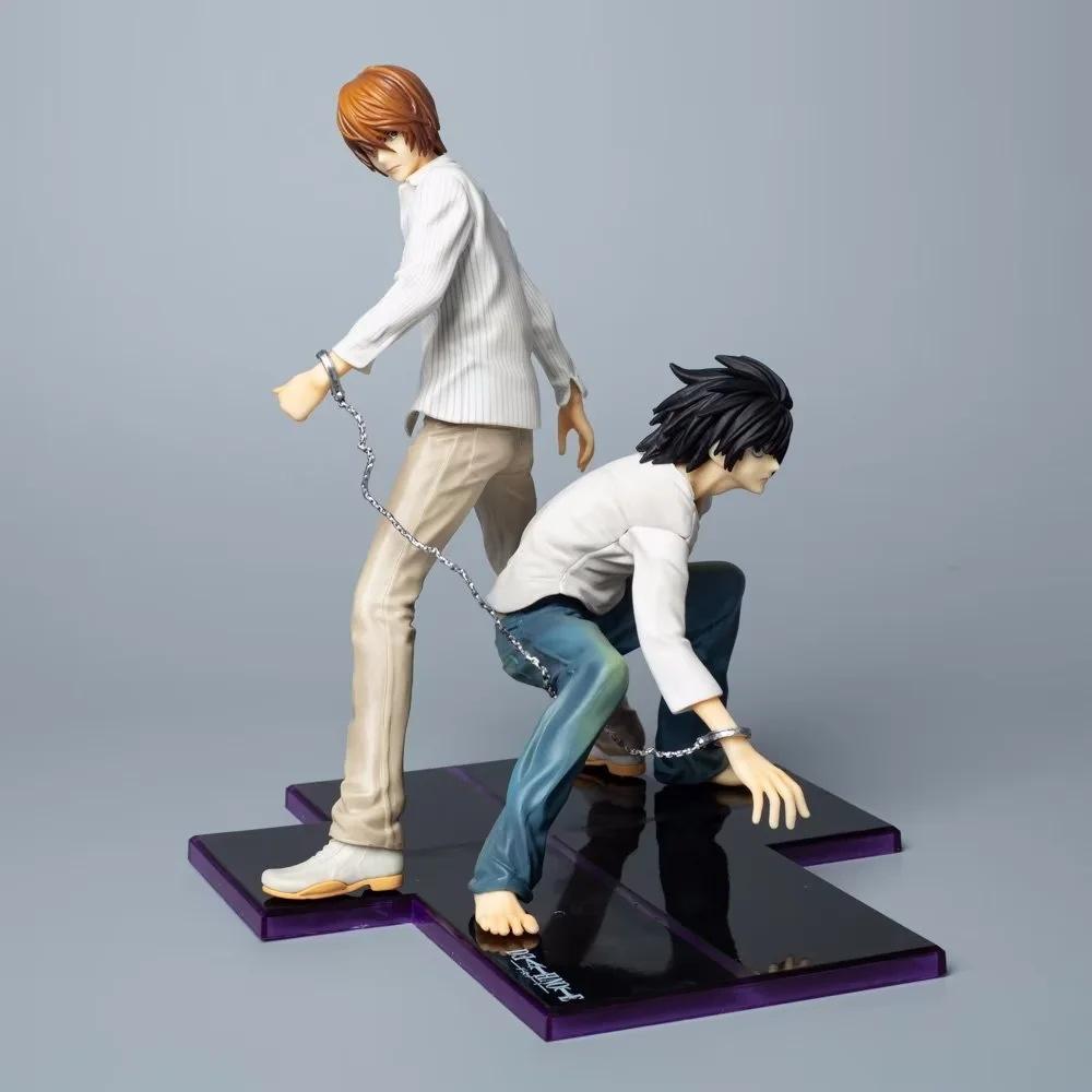 MegaHouse Тетрадь смерти Лайт Ягами Ками L Лоулайт 22 см Аниме ПВХ Фигурка Действия Игрушка Статуэтка Игра Модель Кукла Подарок