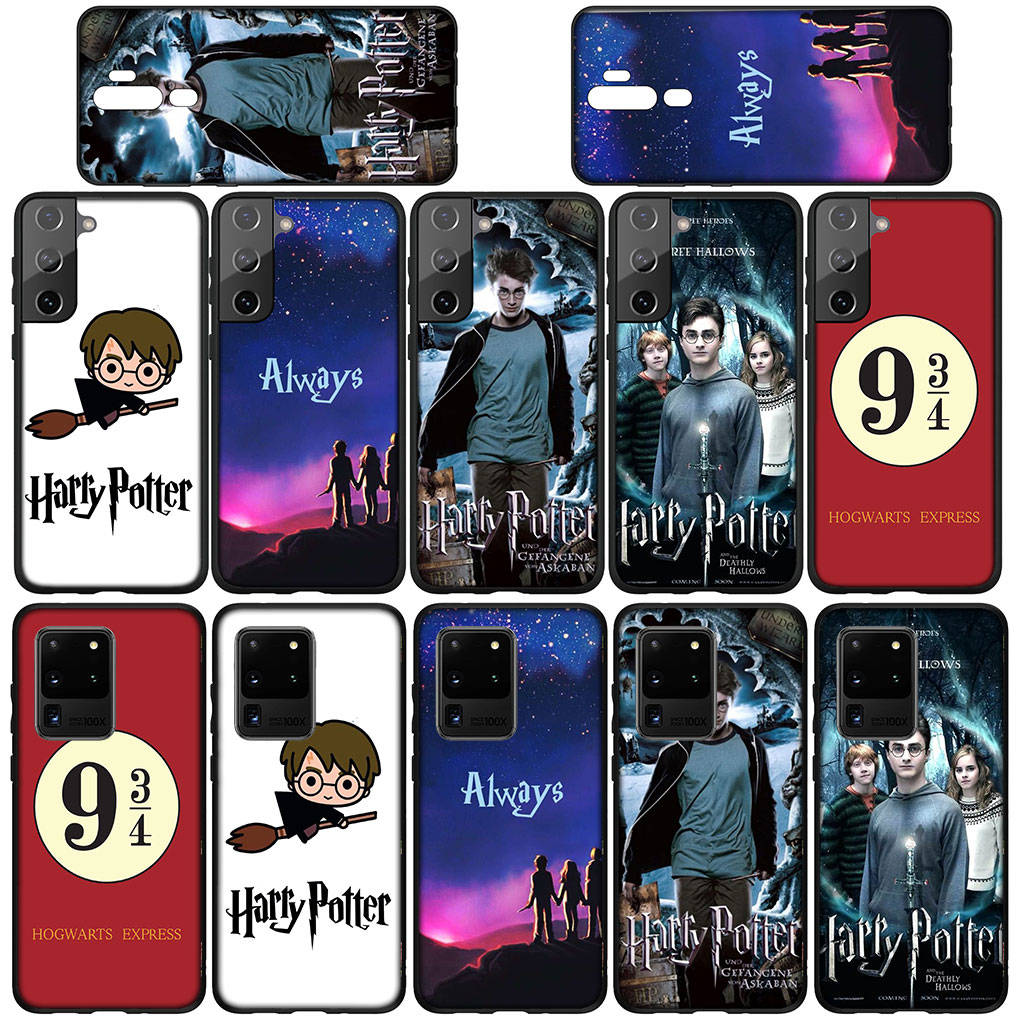 Для Samsung Galaxy S24 S23 iPhone 16 15 14 Xiaomi Redmi Note 13 12 11 10 8 Plus 9 Pro Max X XR чехол для телефона с мультяшным кольцом и логотипом Potters OPPO Huawei Cover