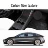 Декоративная царапиноустойчивая наклейка на консоль Tesla Model 3 из углеродного волокна