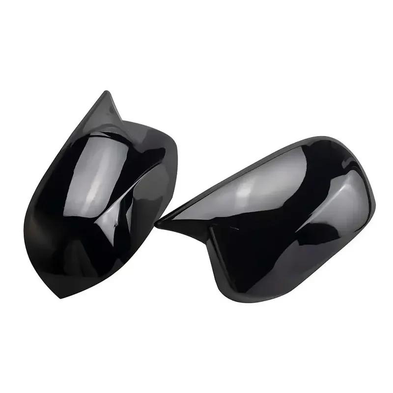 For Subaru Outback 2010 2011 2012 2013 Car Rearview Side Mirror Cover Wing Cap Exterior Door Housing Shell Trim ABS Carbon/Black