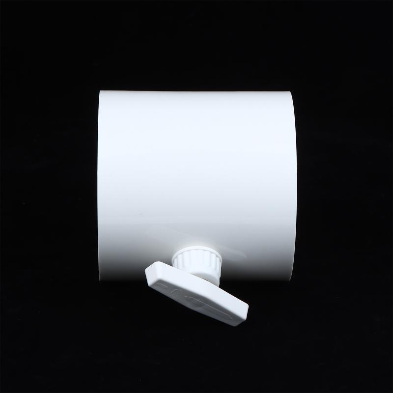 Portable PVC Air Valve Anti-Corrosion Round Pipe Air Volume Regulator 75-200mm for Livestock Farm Ventilation Use