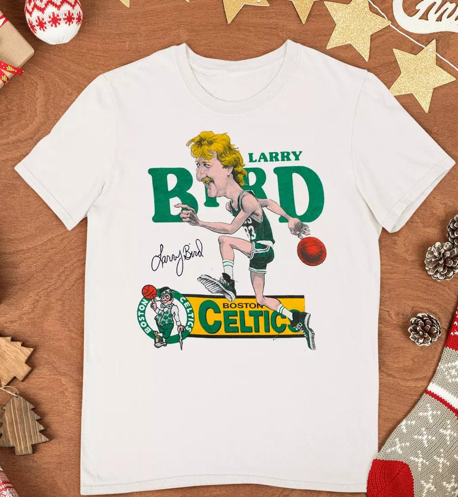 Larry Bird Vintage 1980s Boston Black Tshirt Gift for Friend All Size S4XL Unisex T-Shirt