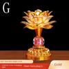 220V Buddhist Lamp LED Night Light Buddha Music Machine Lotus Flower Lamp  Temple