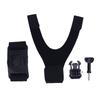 360 Degree Rotating Wrist Strap Mount PC TPE Nylon Action Camera Hand Strap Mount Holder for