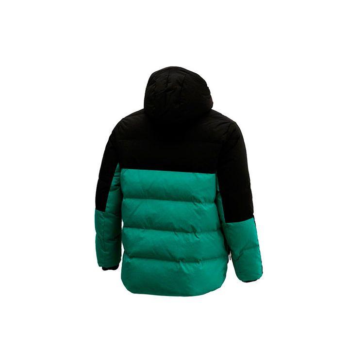 Jordan Casual Sports Hooded Down Jacket Men Outerwear Black Green CK6662-011