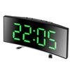 LED Curved Screen Luminous Electronic Clock Mirror Clock Living Room Large Screen Alarm Clock Home Decoration