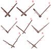 Wooden Pointers Diy Wall Clock Hands 12 Inch Clock Needle Quartz Replace Part