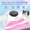DianaBeauty 90LEDS LED UV Nail Lamp Dryer For Nails 380W Gel Polish Drying Lamp With 4 Timer Setting Auto Sensor Manicure Lamp
