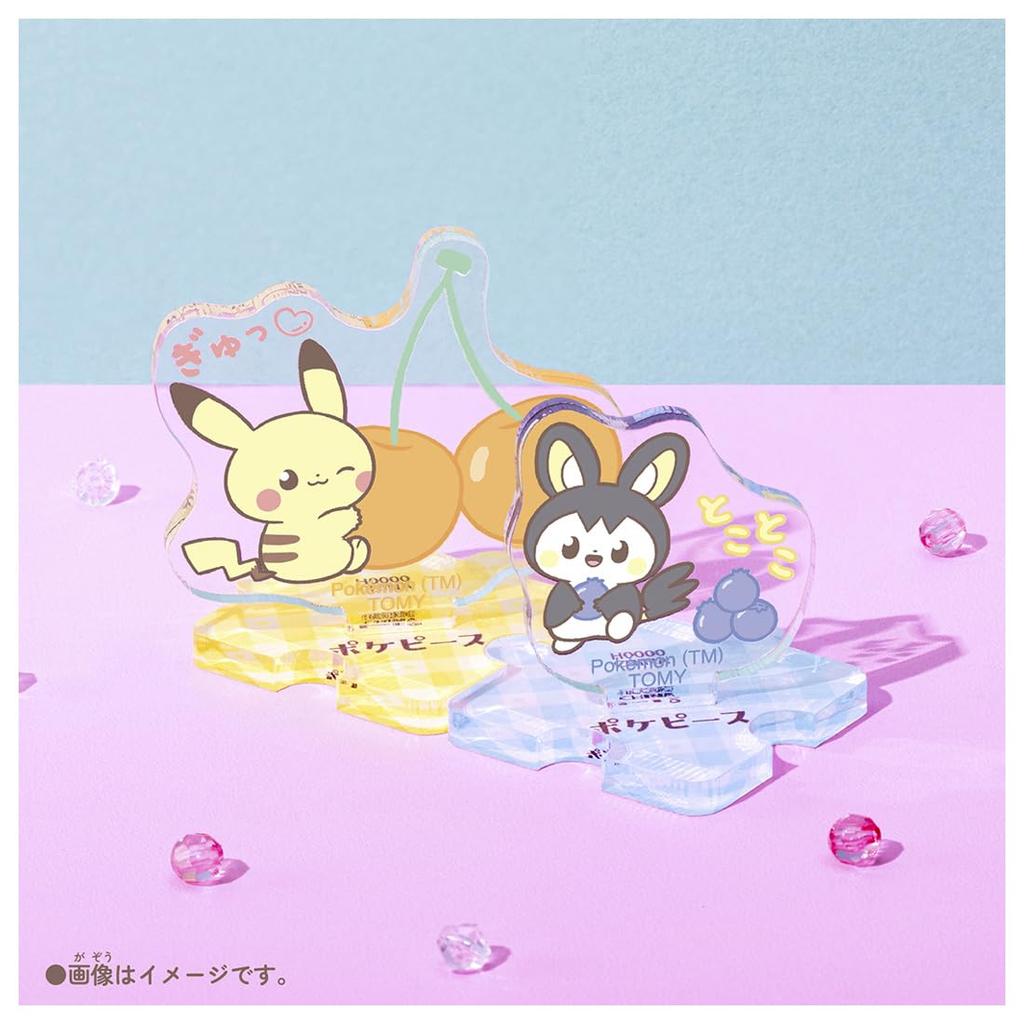 TAKARA TOMY Pocket Monsters Poke Piece Acrylic Stand Colorful Fruits Box - -