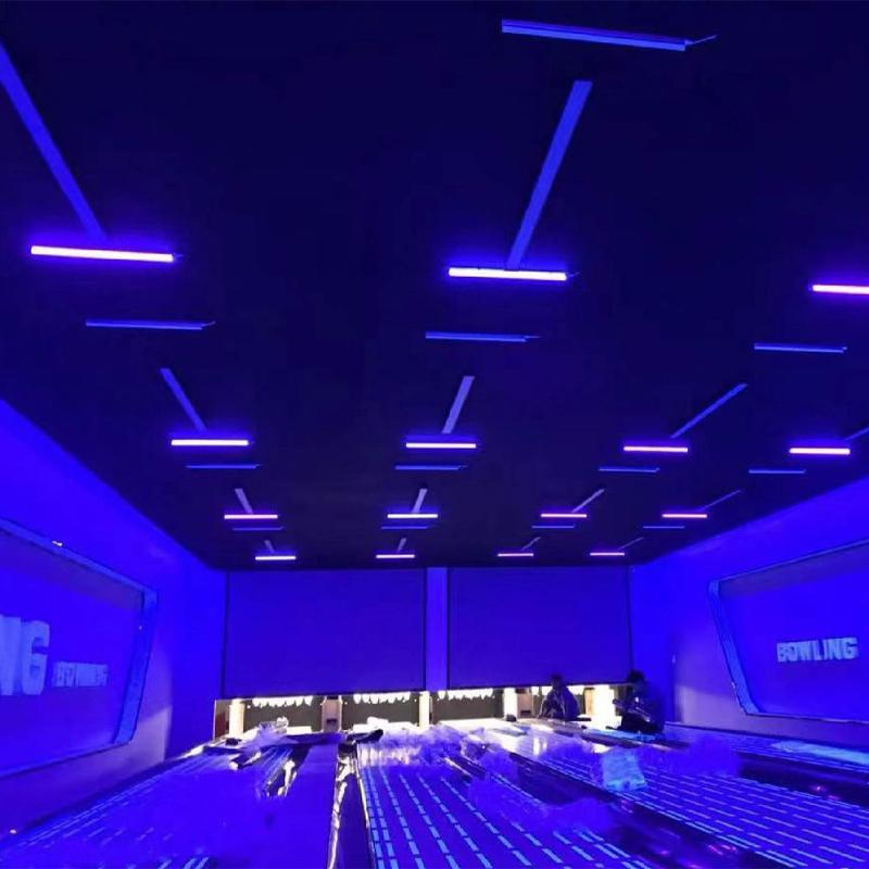 Портативные светодиодные УФ-светильники черного цвета, DJ-оборудование, 11,8-дюймовая черная УФ-светильник с 24 светодиодными полосами для вечеринок, клубов, сцен, черного света, для домашнего декора на Хэллоуин