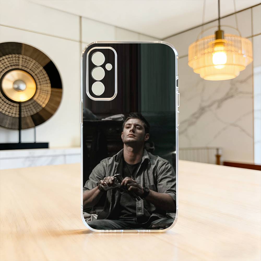 Чехол для телефона S-Supernaturals Дин Винчестер для Samsung A10, 12, 20, 21S, 30, 31, 40, 50, 51, 52, 70, 71 Прозрачный чехол