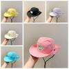 Quick-drying Kids Bucket Hat Candy Color Panama Hat Fahion Beach Cap  Boys Girls