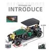 1/24 Rolls-Royce Phantom I Сплав Классическая Модель Роскошного Автомобиля Литой Металлический Игрушечный Ретро Старинные Автомобили Модель Автомобиля Звук и Свет Детский Подарок