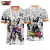 Футболка с графическим принтом из комиксов Dragon Ball Сон Гохан Печатная Футбольная Майка Спортивная Мужская Футболка Детская