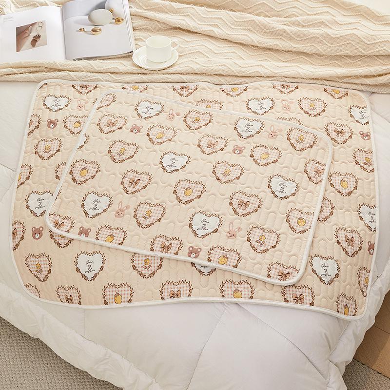 Премиальный трикотажный хлопковый пятислойный непромокаемый и нескользящий коврик для детской коляски, впитывающий и водонепроницаемый для ухода за больными