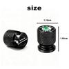 HRQB8 Car Tire Valve Stems Cap Aluminum Tyre Wheel Stem Air Valve Cover Airdust For Skoda Octavia Fabia Kamiq Kapoq Rapid SCALA Superb