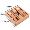 Engelhart – 350380 - Le Morpion en bois - tic tac toe , XO game - jeu de logique - jeu familial – écologique – 14 x 14 x 4 cm