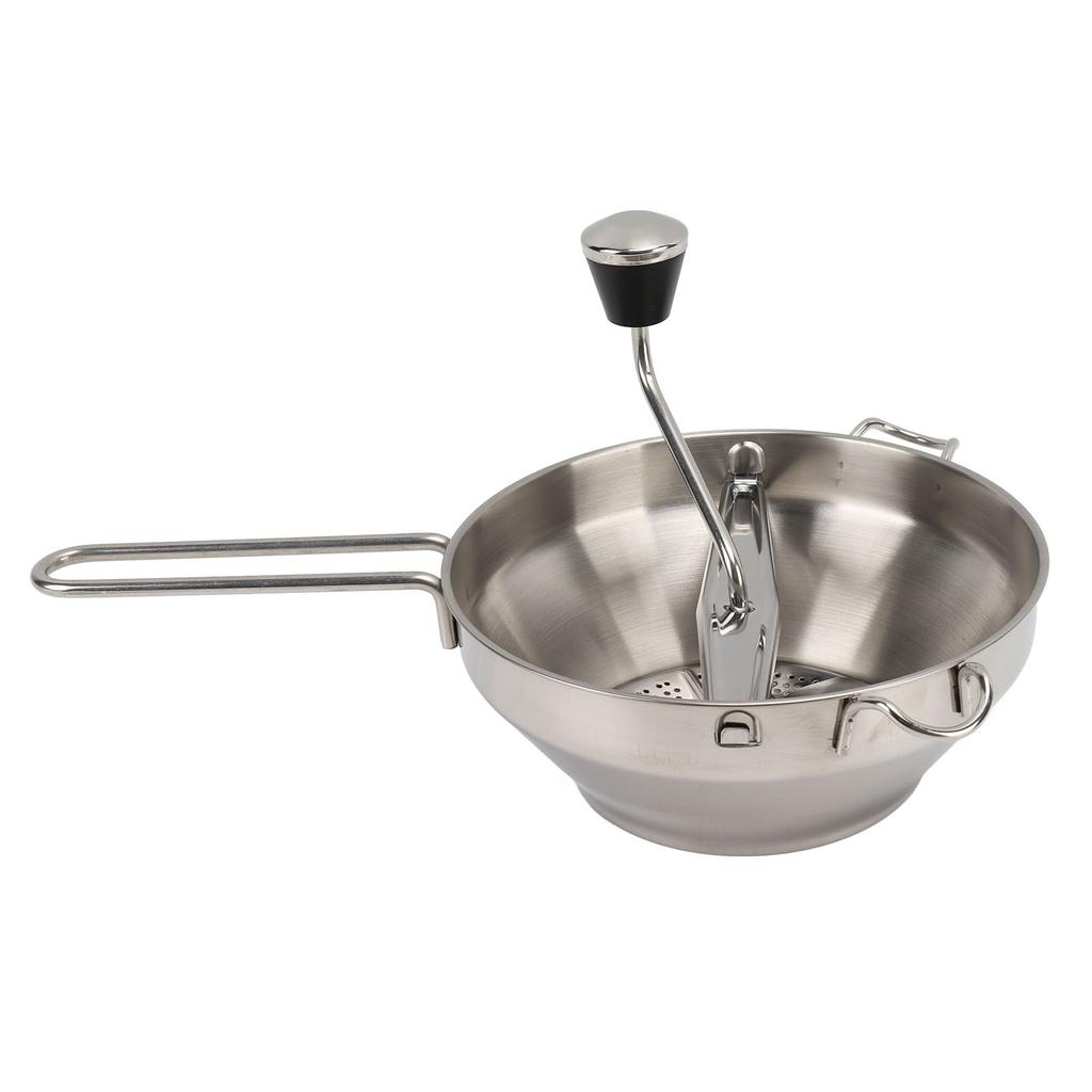 Ручная овощная мельница из нержавеющей стали, роторная мельница для пищевых продуктов, сито, картофеледавилка, измельчитель для клубничного джема с 3 измельчающими дисками