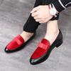 Bowknot Suede Dress Shoes Men Banquet Business Formal 2024 Party Wedding Shoes for Man Groom's Shoes Casual Loafers
