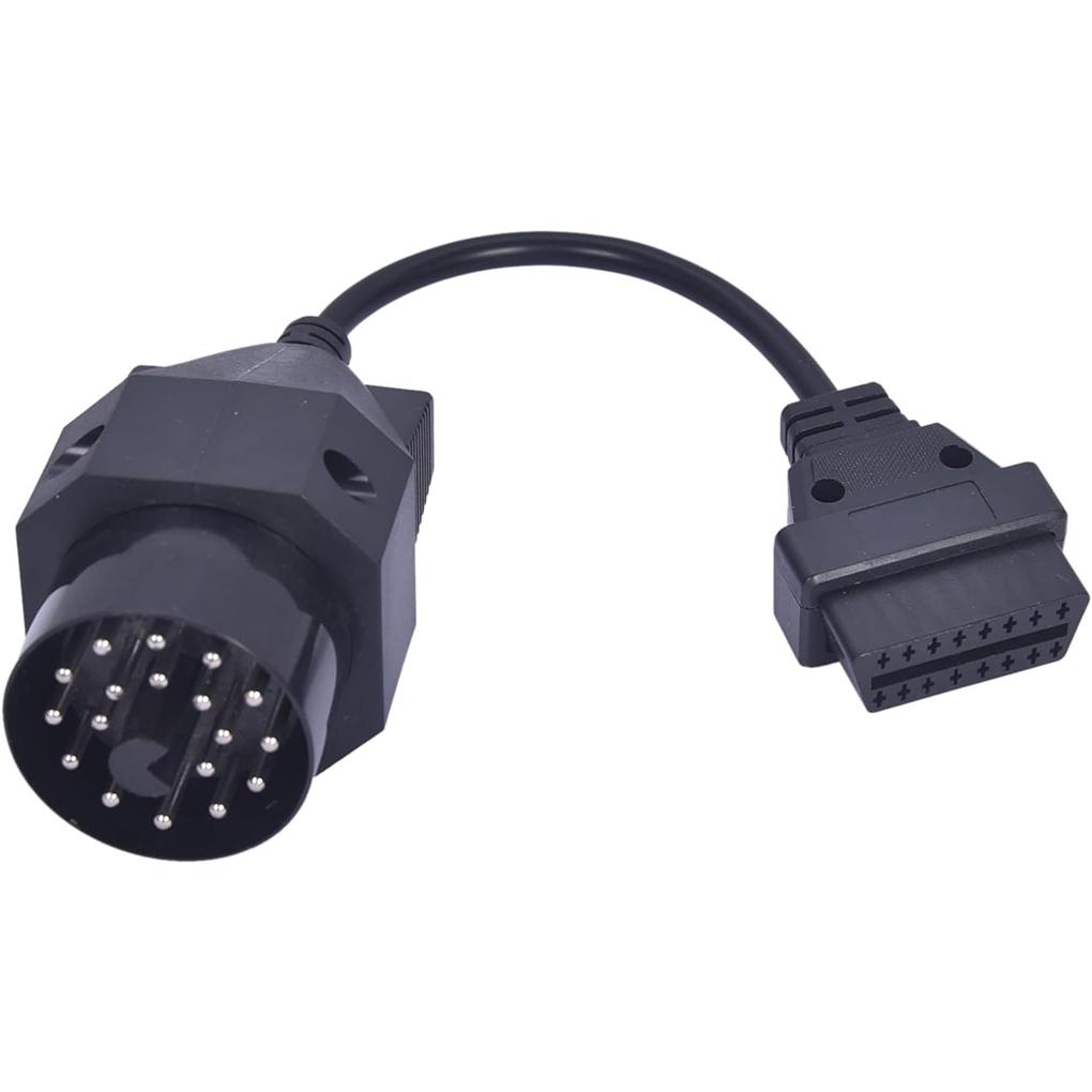 1Pc OBD OBD II Adapter for BMW 20 Pin To OBD2 16 PIN Female Connector E36 E38 E39 E46 E53 for BMW 20pin