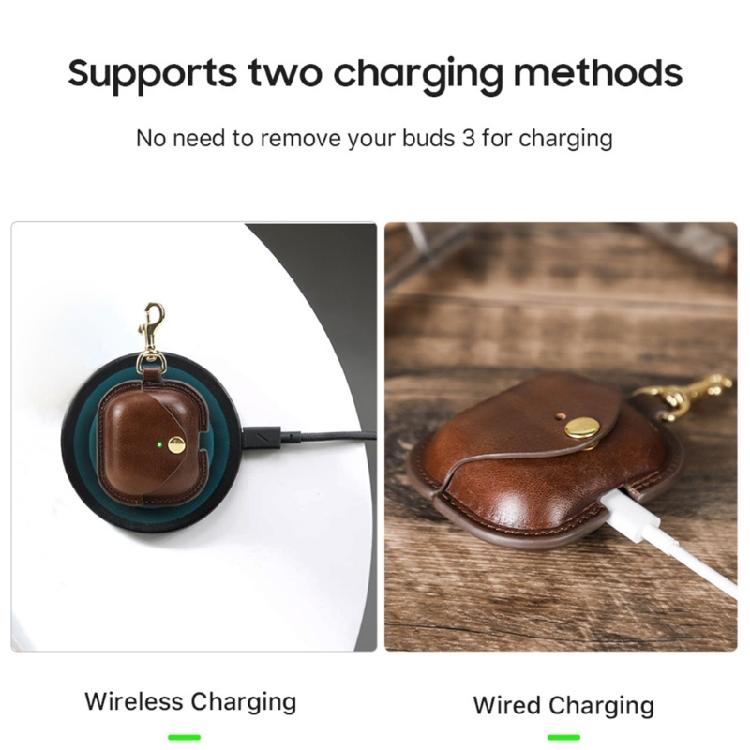 Противоударный чехол для наушников, устойчивый к царапинам корпус, пыленепроницаемая моющаяся кожаная обложка, защитный чехол для Buds 3