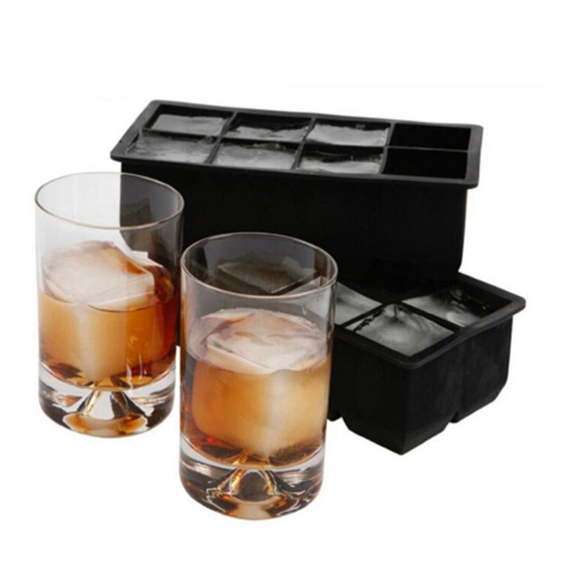 Форма для пудинга, кубик, льдогенератор, большой куб, 6/8, квадратный лоток, формы для виски, коктейлей, силикона