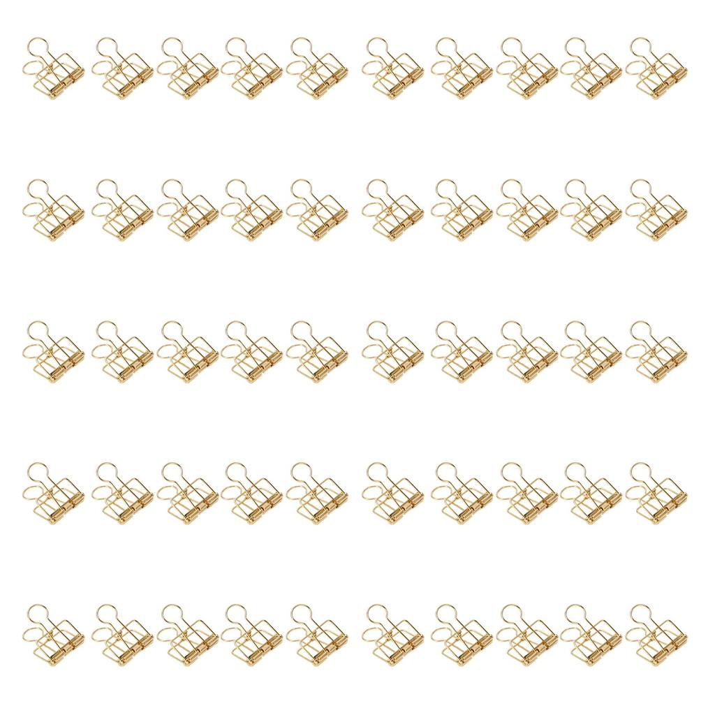 50 шт. зажимов 32 мм металлические с сильной силой зажима полые бумажные скрепки для офиса школы дома