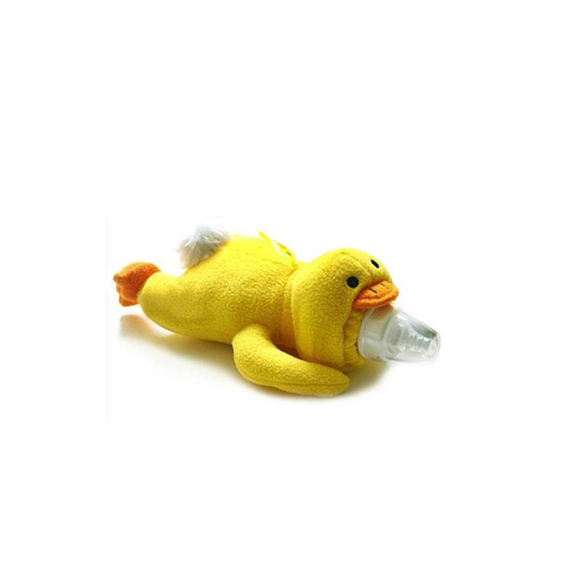 Сумка для бутылочек для кормления, чехол для бутылочки с утиным молоком, игрушки Kawaii, плюшевый кролик, детская бутылочка для кормления, сумка для поддержания температуры, инструмент для кормления ребенка