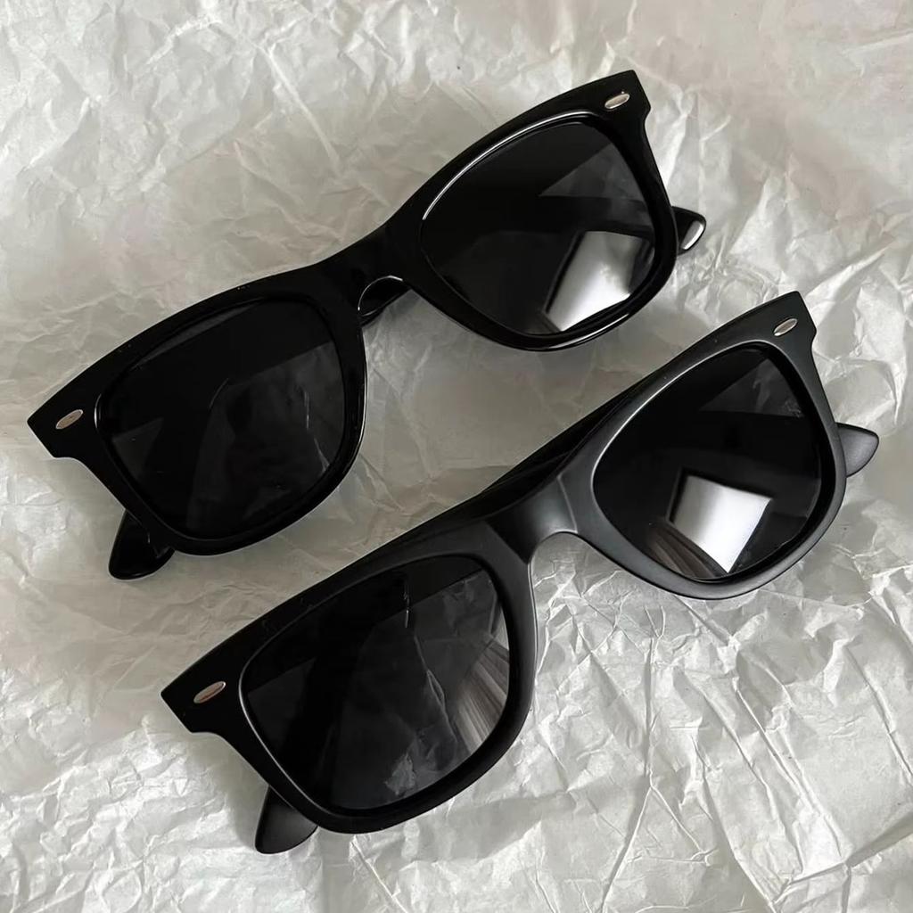 2PCS Pearl Decoration Love Large Frame Y2K Retro Style Prom Wedding Party Couple Sunglasses Combination for Men and Women