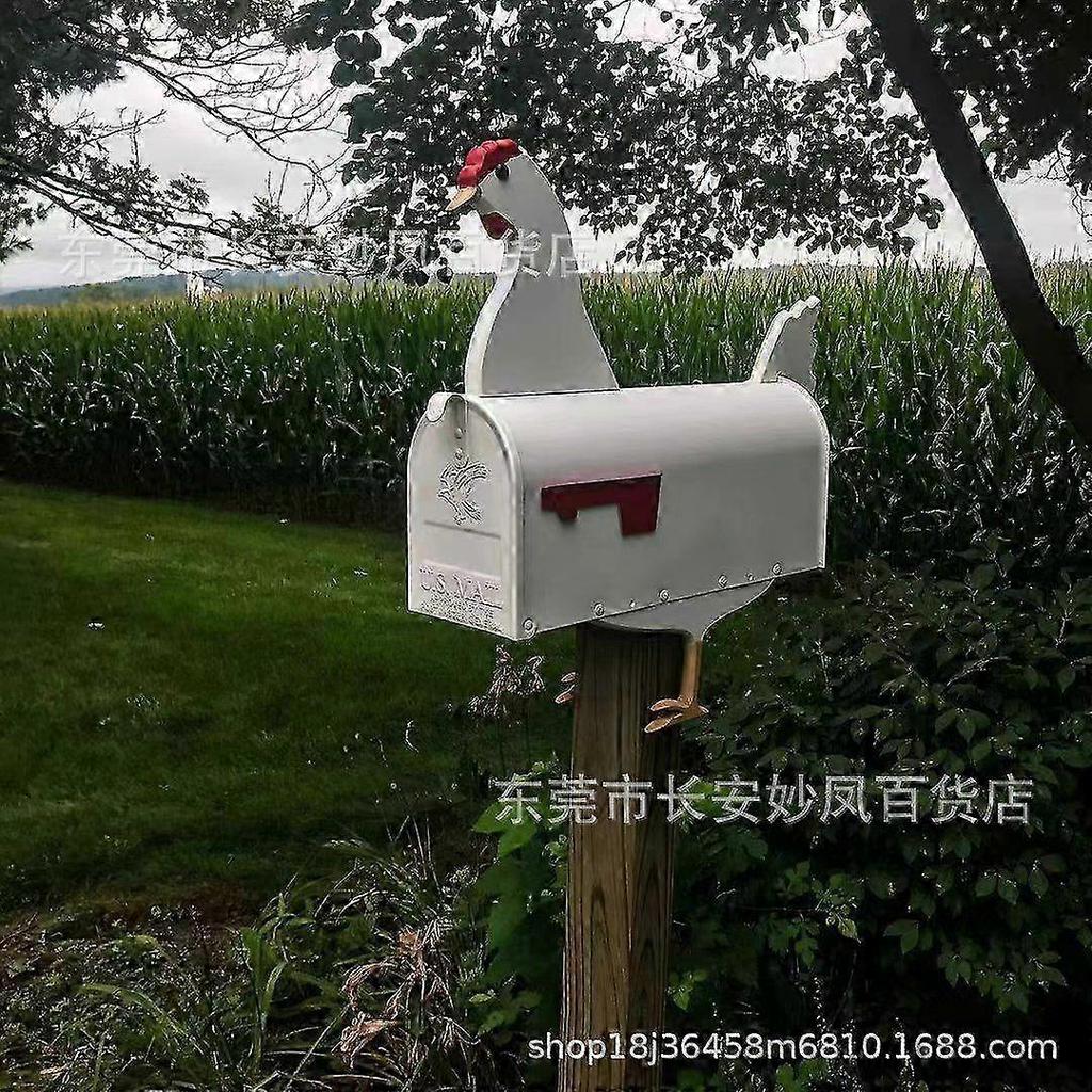 Metal Animal Mailbox Farm Animal Mailboxes For And Outside Garden Decor